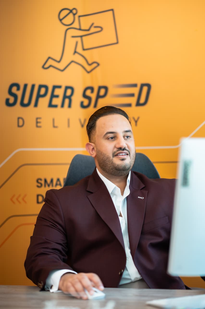 Mr. Hamza Jridi, founder of Super Speed Delivery